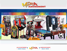 Tablet Screenshot of miraamusement.com